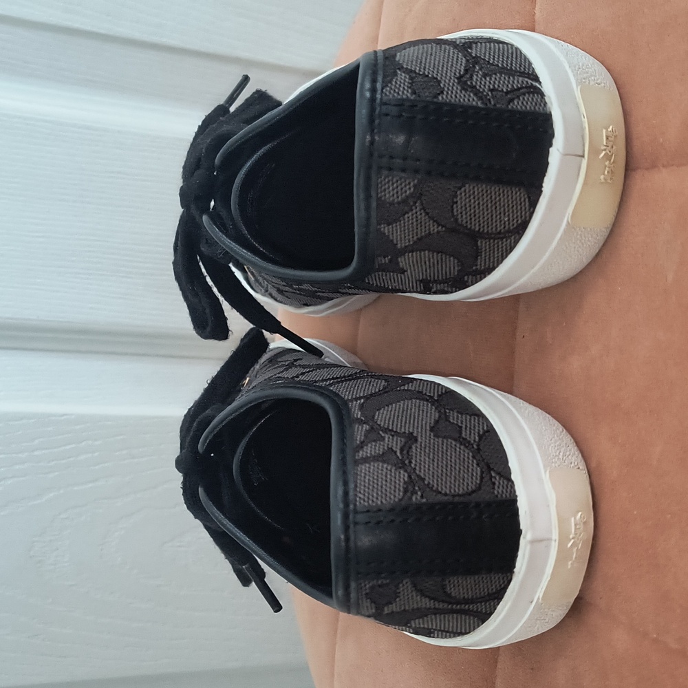 COACH Empire Low Top Logo Sneakers Size 7.5 - Picture 6 of 8